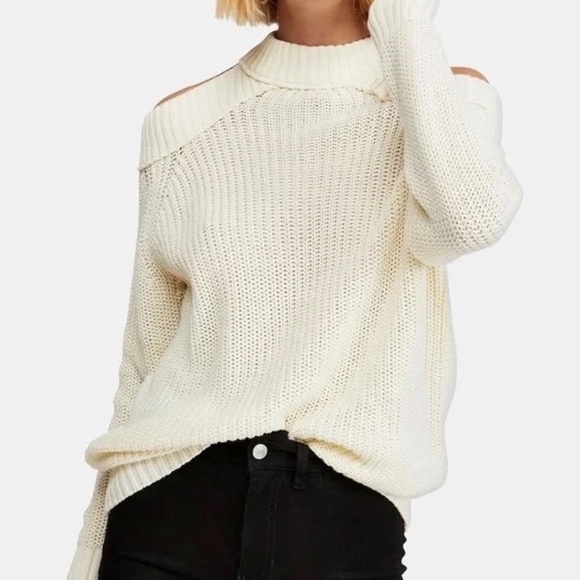 FREE PEOPLE Half Moon Bay Pullover Sweater - Picture 1 of 7